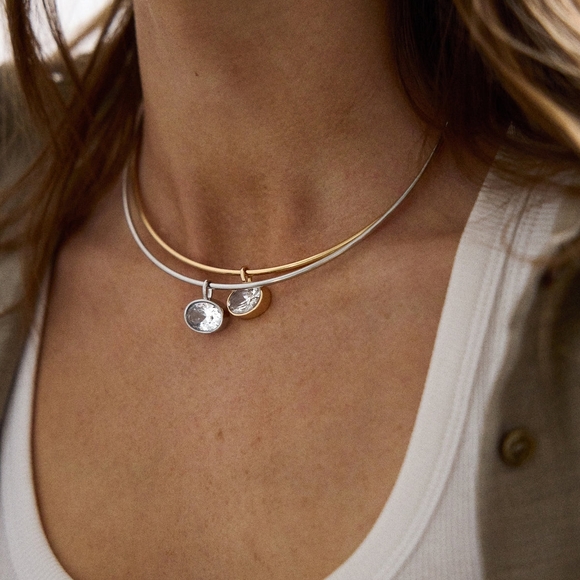 BaubleBar Lexi Crystal Collar Necklace - Picture 3 of 4